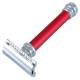 Rasierer 38C von Dovo-Merkur, bicolor rot