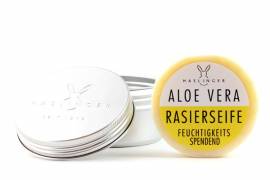 Rasierseife Aloe vera von Haslinger in der Dose - Bild vergr��ern 