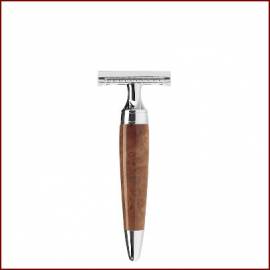 Klassischer Rasierer, auch Hobel genannt aus Thuja (Lebensbaum) - Bild vergr��ern 
