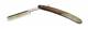 Rasiermesser, Rinderhorn + Edelstahl, rostfrei  4/8 Zoll