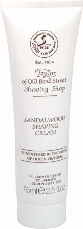 Rasiercreme (Tube 75ml) Sandelholz von Taylor of Old Bond Street