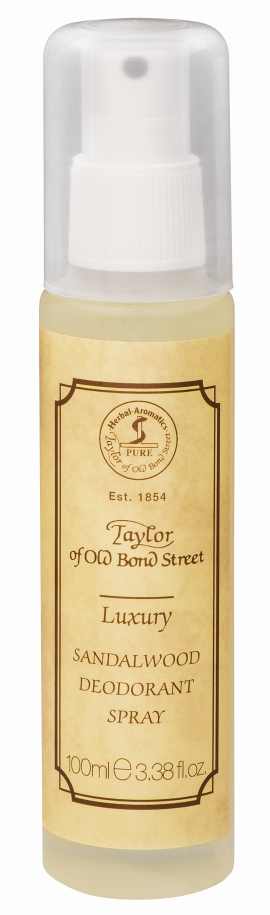 Luxus  Sandalwood Deodorant Spray, 100 ml von Taylor of Old Bond Street