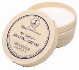 Rasiercreme im Tiegel -Mr. Taylors Shaving Cream- von Taylor of Old Bond Street 150 gr.